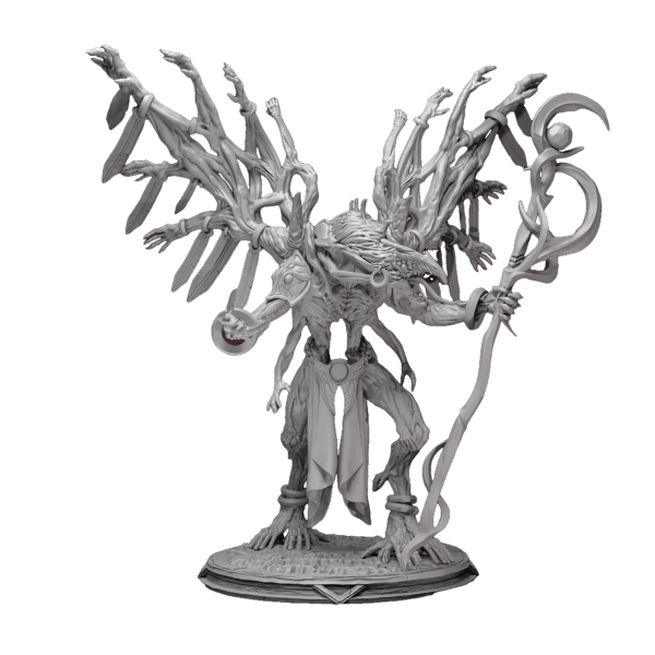 Zygote is a detailed miniature that resembles Lord of Change from Warhammer 40K.