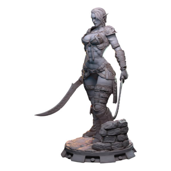 Night elf warrior from Hardwitch Games
