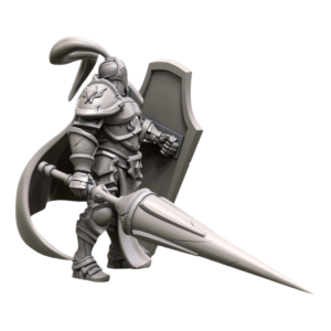 Miniatures Legend Of Giants Adventurer knight side 01