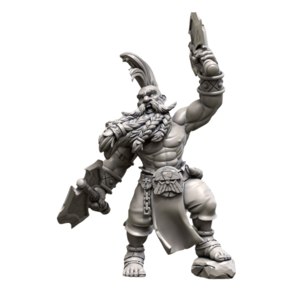 axe wielding dwarf