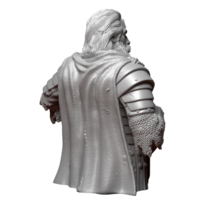 knight holding helmet